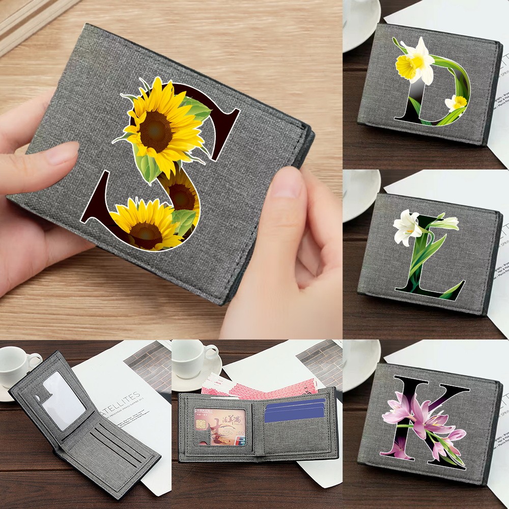 Short Money Bag New High-quality Money Clip Flower Color  Multi-Function Personalized Purse Bank Car