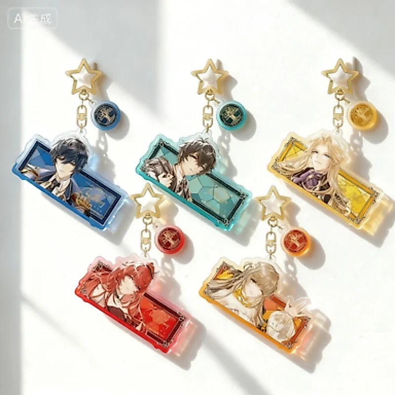 Móc khóa Anime Dragon Raja Long Tộc Lộ Minh Phi Trần Mặc Đồng Caesar Gattuso Acrylic Mica phụ kiện t