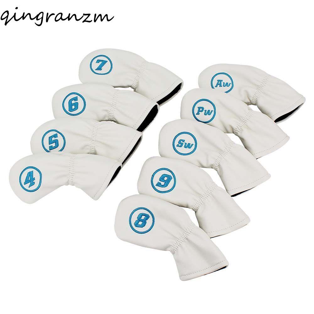 NEXOR Golf Iron Headcover Bền 4-9, P, S, A, X Vỏ Bảo Vệ Golf Iron Covers Set Thêu Golf Putter Golf C