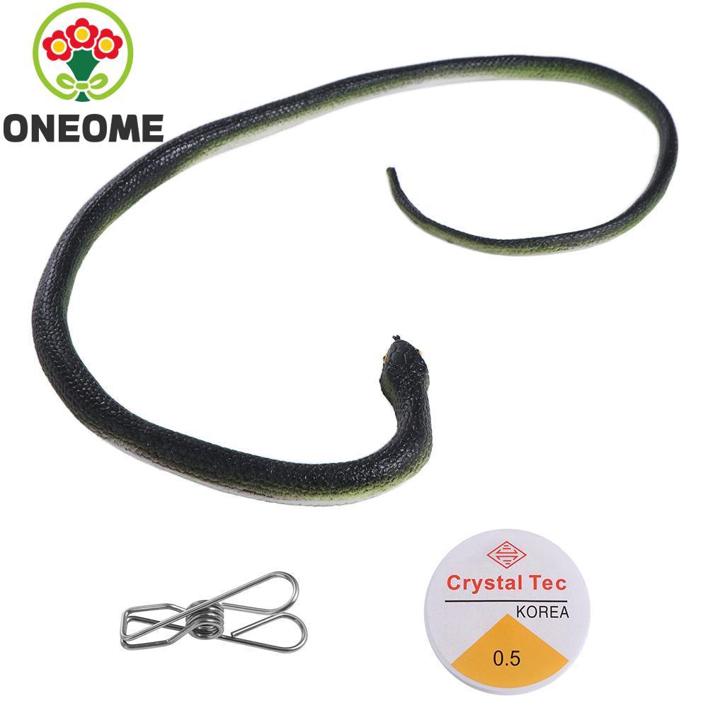 ONEOME Đồ chơi xảo quyệt đáng sợ, Trò đùa rắn lớn thực tế, Đạo cụ Anaconda Mô phỏng Rắn trò đùa thực