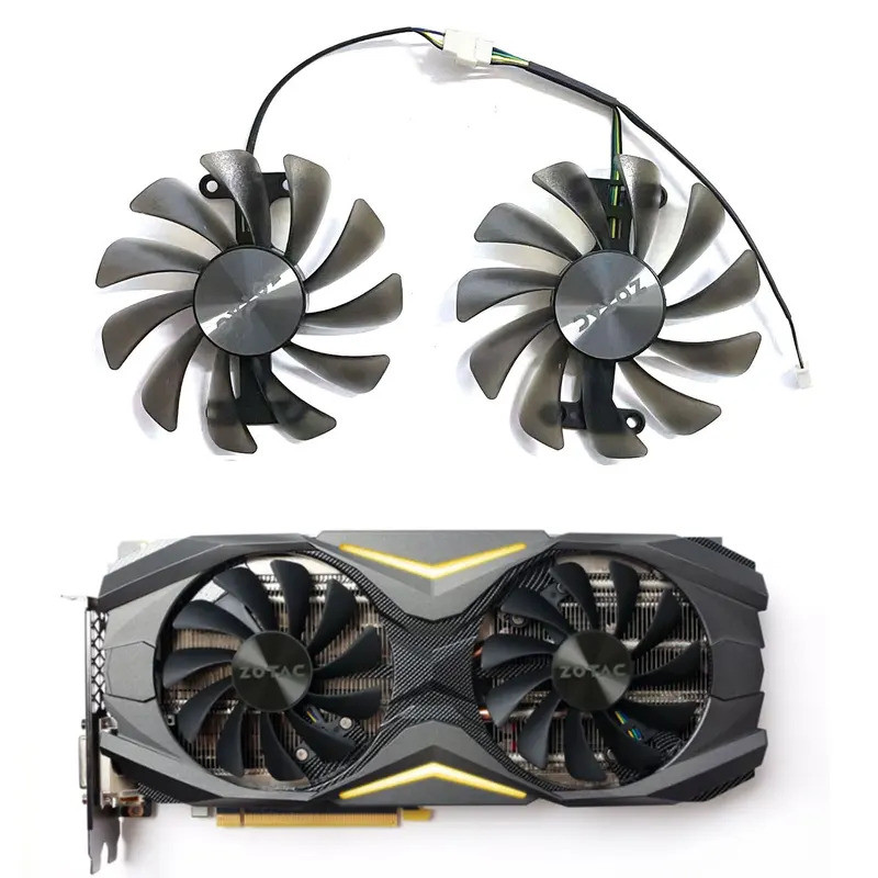 Quạt GPU 95MM 4PIN GAA8S2U GTX 1070 1080 hoàn toàn mới cho Zotac GeForce GTX1070 1080 8GB AMP card đ