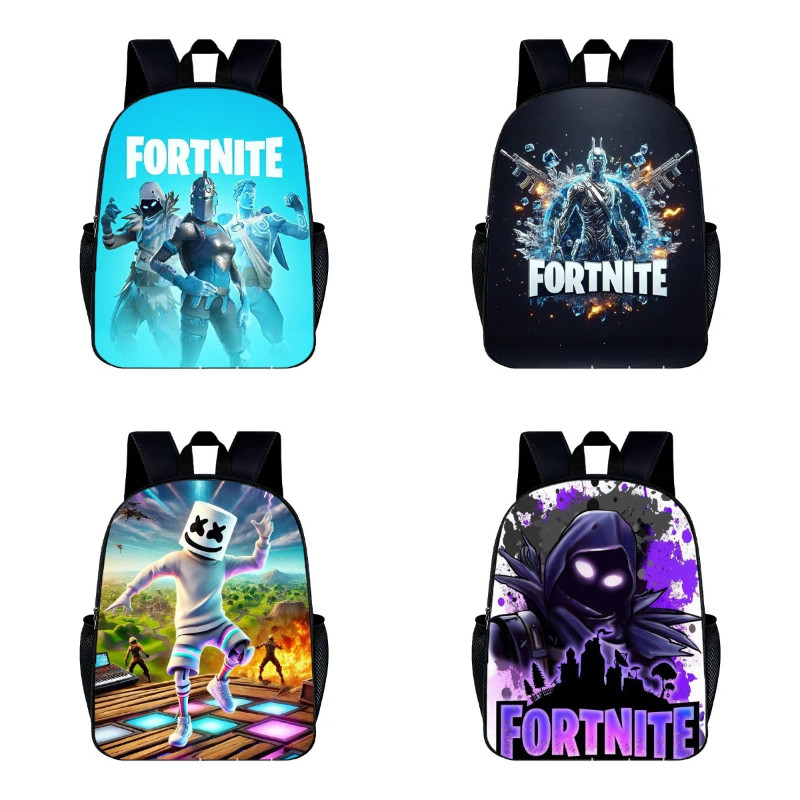 Ba Lô Trò Chơi Fortnite 16 Inch Ba Lô Trường Tiểu Học Công Suất Lớn Cho Đêm Fortnite
