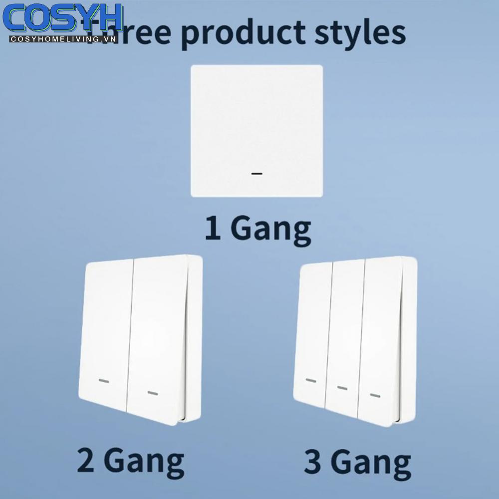 <cosyh>Scene Switch Energy-saving ForZigBee 3.0 Powered By Battery Push Button Deisign
