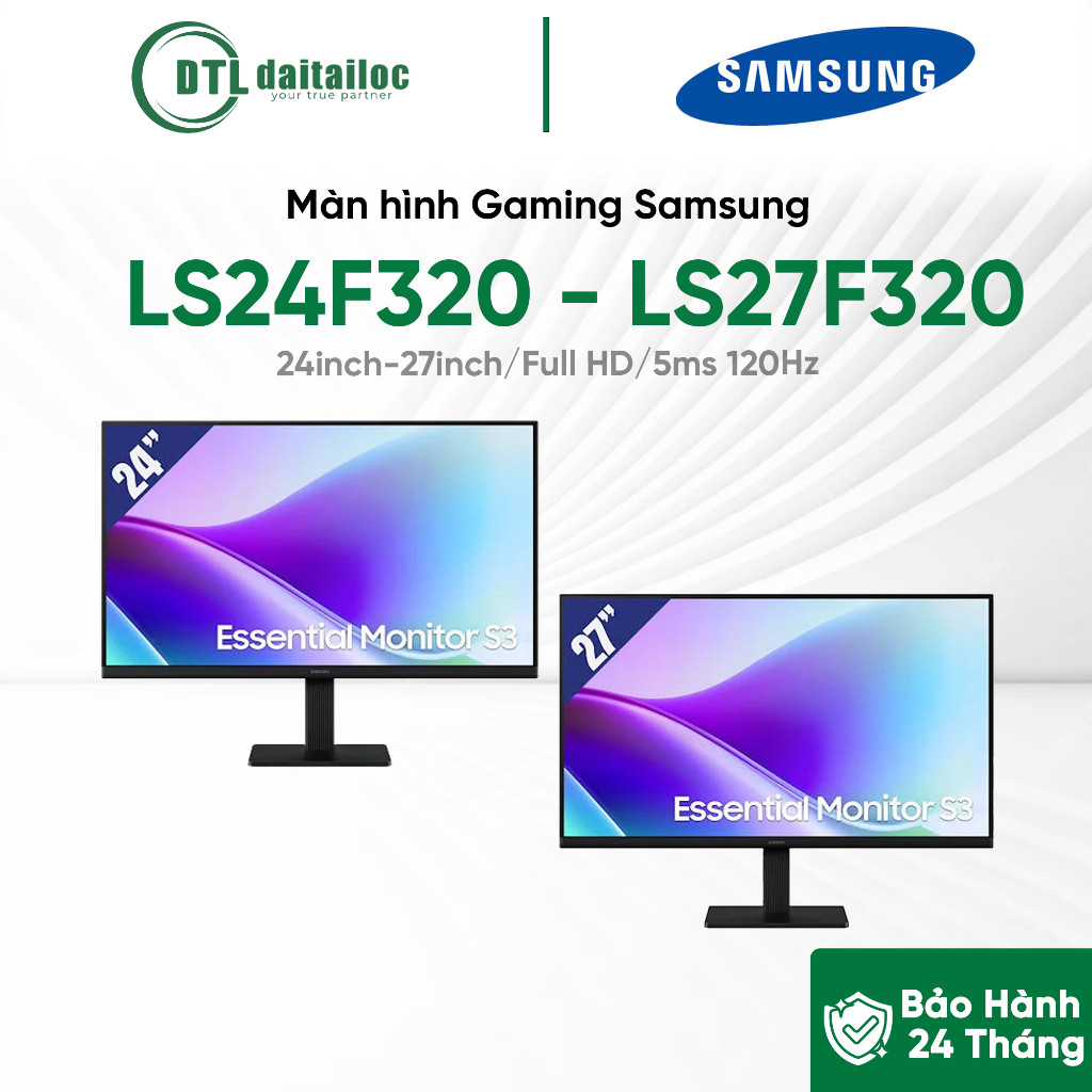 Màn hình gaming Samsung LS24F320GAEXXV - LS27F320GAEXXV 24inch 27inch Full HD 5ms 120Hz | Chính hãng