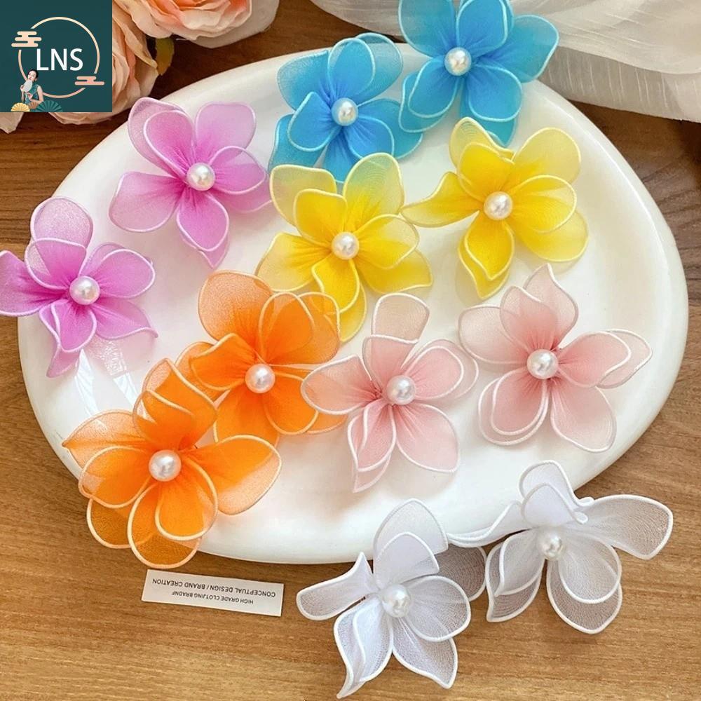 Bông tai hoa lưới sắt CRAFTYCORNER, Dây sắt nữ Bông tai hoa, Phụ kiện trang sức phóng đại hoa lớn ti