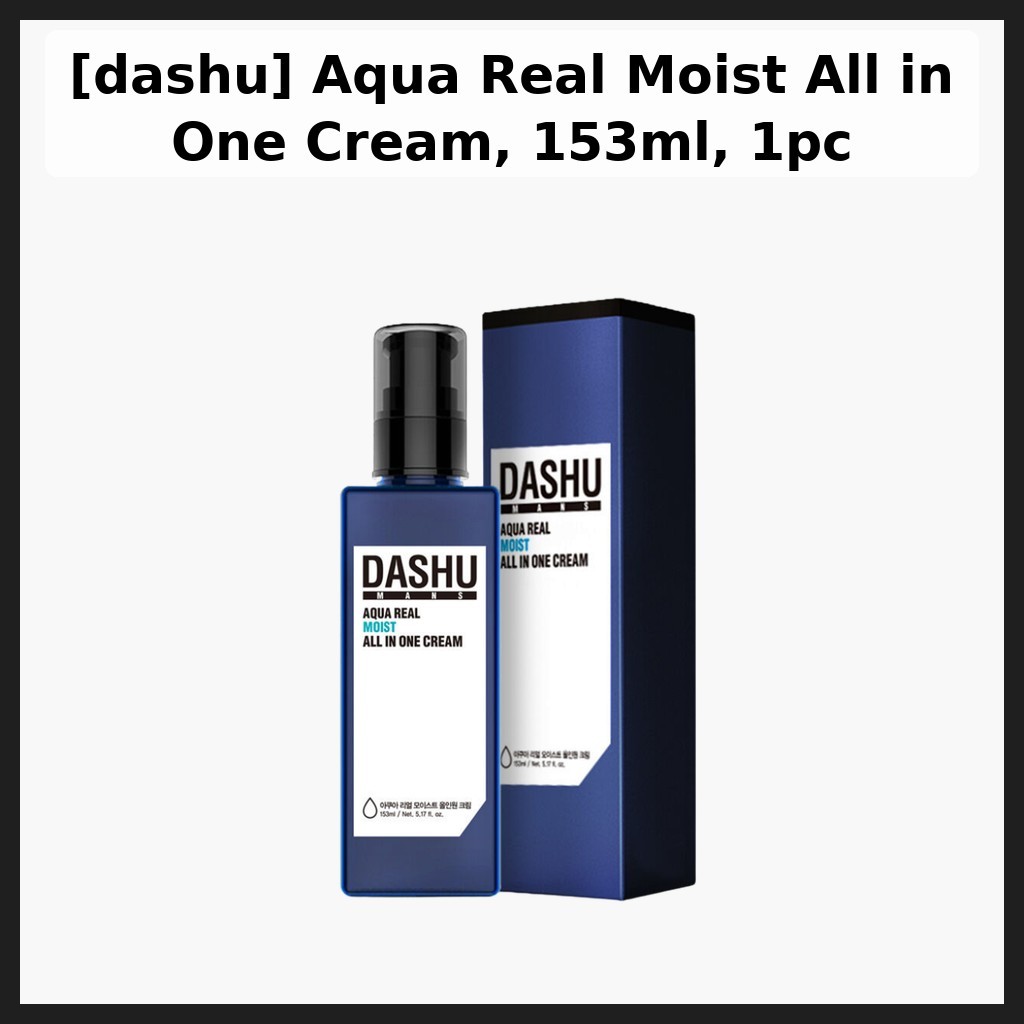 Aqua Real Moist All in One Cream, 153ml, 1pc / Kem dưỡng ẩm Hàn Quốc / Kem All in One / Chính hãng 1