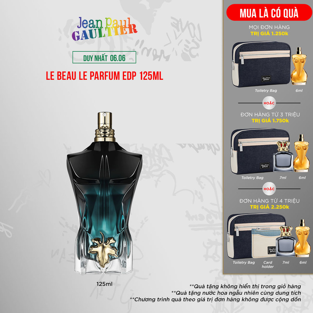 Nước hoa Nam Jean Paul Gaultier Le Beau Le Parfum Eau de Parfum 125ML