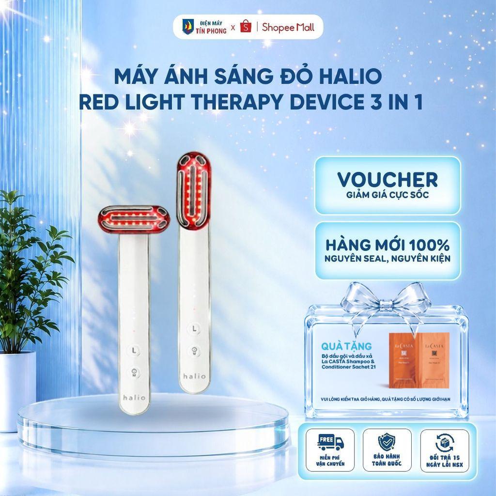 Máy ánh sáng đỏ Halio Red Light Therapy Device 3 in 1 - Bảo hành chính hãng 24 tháng