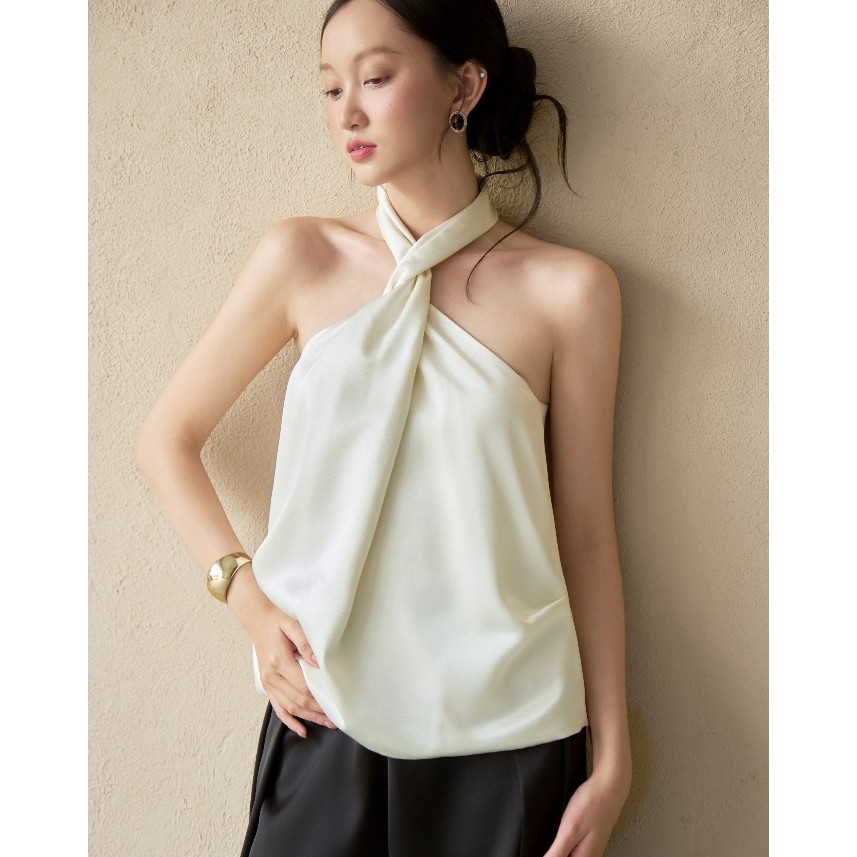 BY DELI - Ines Top - Áo thiết kế cổ xoắn