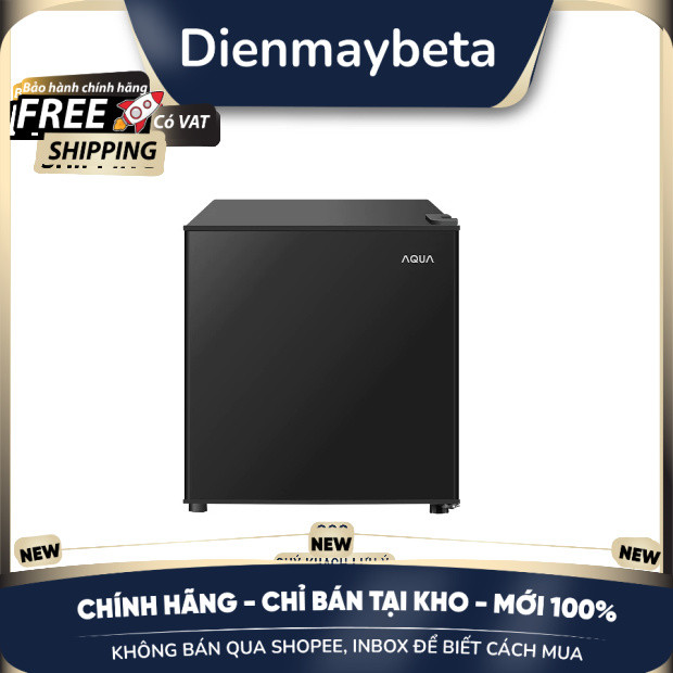 [KHÔNG BÁN QUA SHOPEE] AQR-D60FA(BS) - Tủ Lạnh 1 Cửa Mini AQUA 50 Lít AQR-D60FA-BS - Bảo Hành Chính 