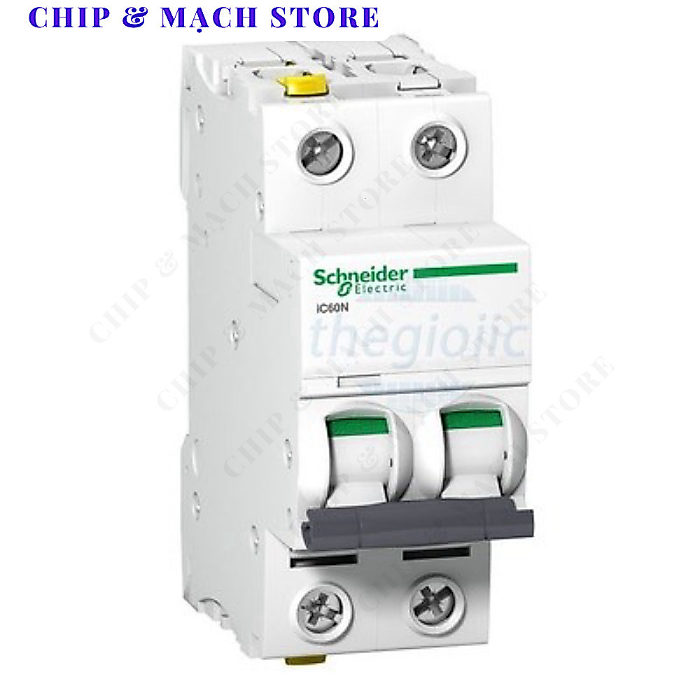 A9F74206 Aptomat MCB Schneider 2 Cực 6A Chip & Mạch Store