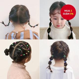 Bộ 500 Dây Buộc Tóc Không Rối, Giá Đỡ Đuôi Ngựa Mềm, Dây Buộc Tóc Cho Tiệc Thể Thao Trường Học, Nhiều Màu Sắc Phụ Kiện Tóc Trẻ Em Cho Bé Gái