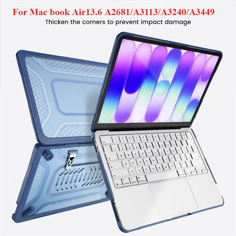 Ốp Lưng Laptop Cho Mac book Air13.6 A2681 / A3113 / A3240 / A3449 Vỏ Chân Đế