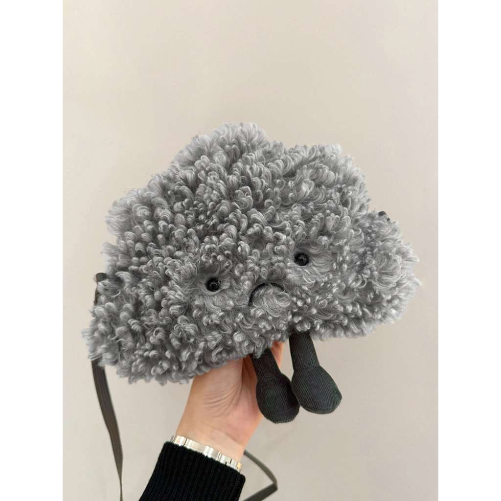 Dark Cloud Messenger Túi Sang Trọng Dễ Thương Jolin Tsai Cùng Phong Cách Storm Cloud Doll Bag Influe