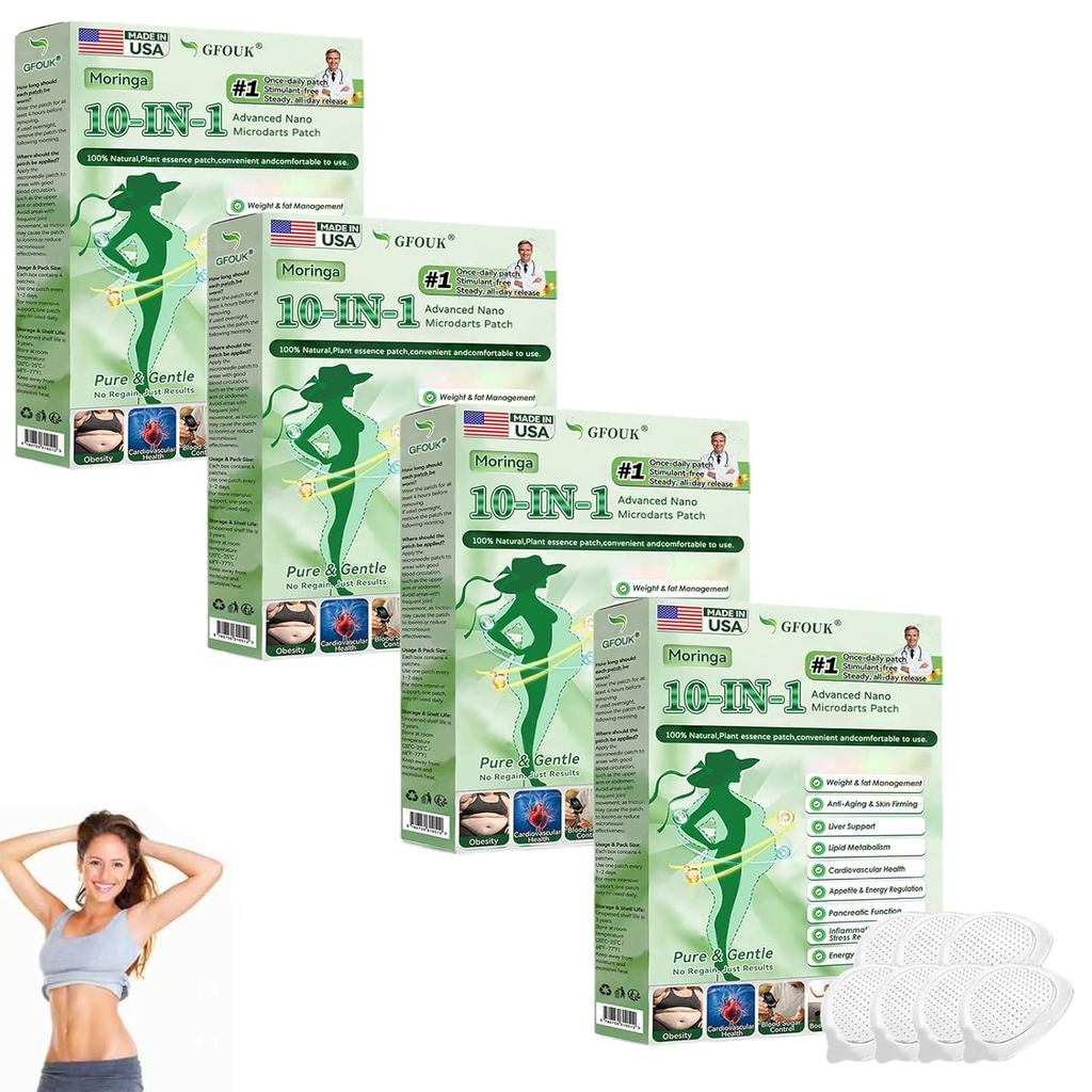 Miếng dán GFOUK Moringa Berberine XNAD 10 trong 1, Miếng dán Moringa Berberine phong cách mới 2026, 