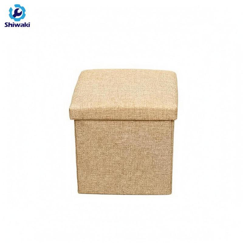 Lưu trữ có thể gập lại Kết cấu dệt Ottoman Lưu trữ có đệm Ottoman