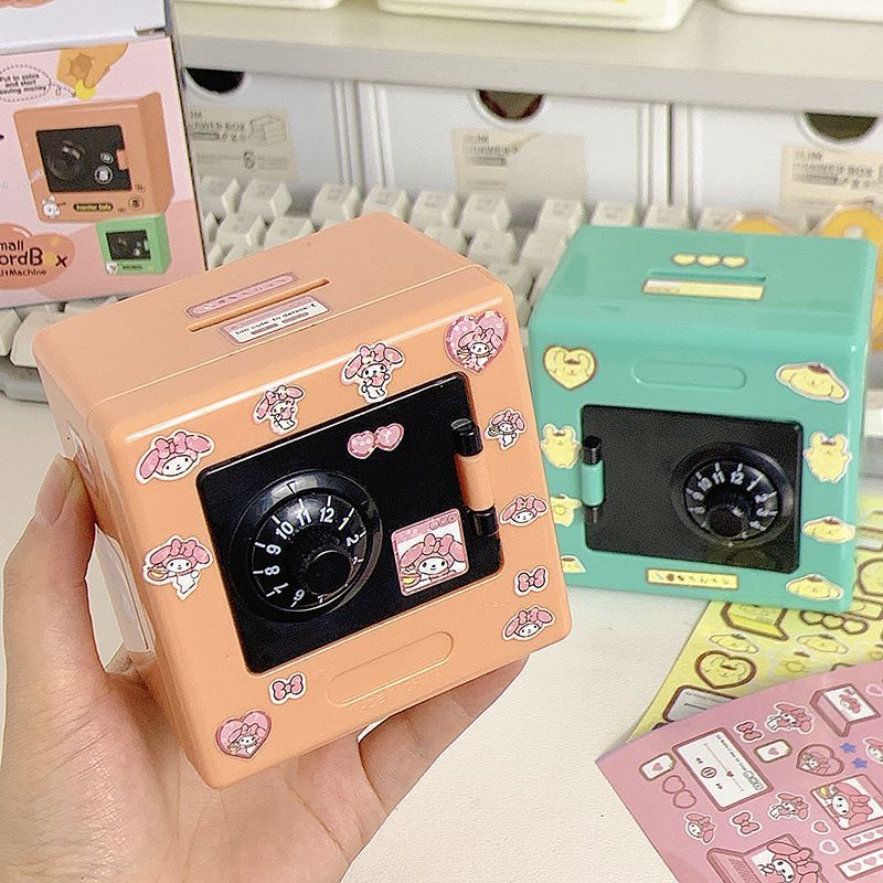 Mini Sanli Safe-Melody Coin Bank-Pudding Dog Piggy Bank Quà tặng sinh nhật
