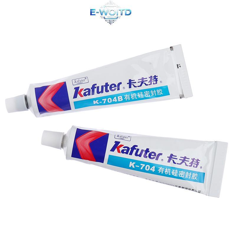 E-WOITD 45g Silicone Keo Công Nghiệp K-704 704B RTV Cao Su Silicon Trắng bal Keo E-WOITD