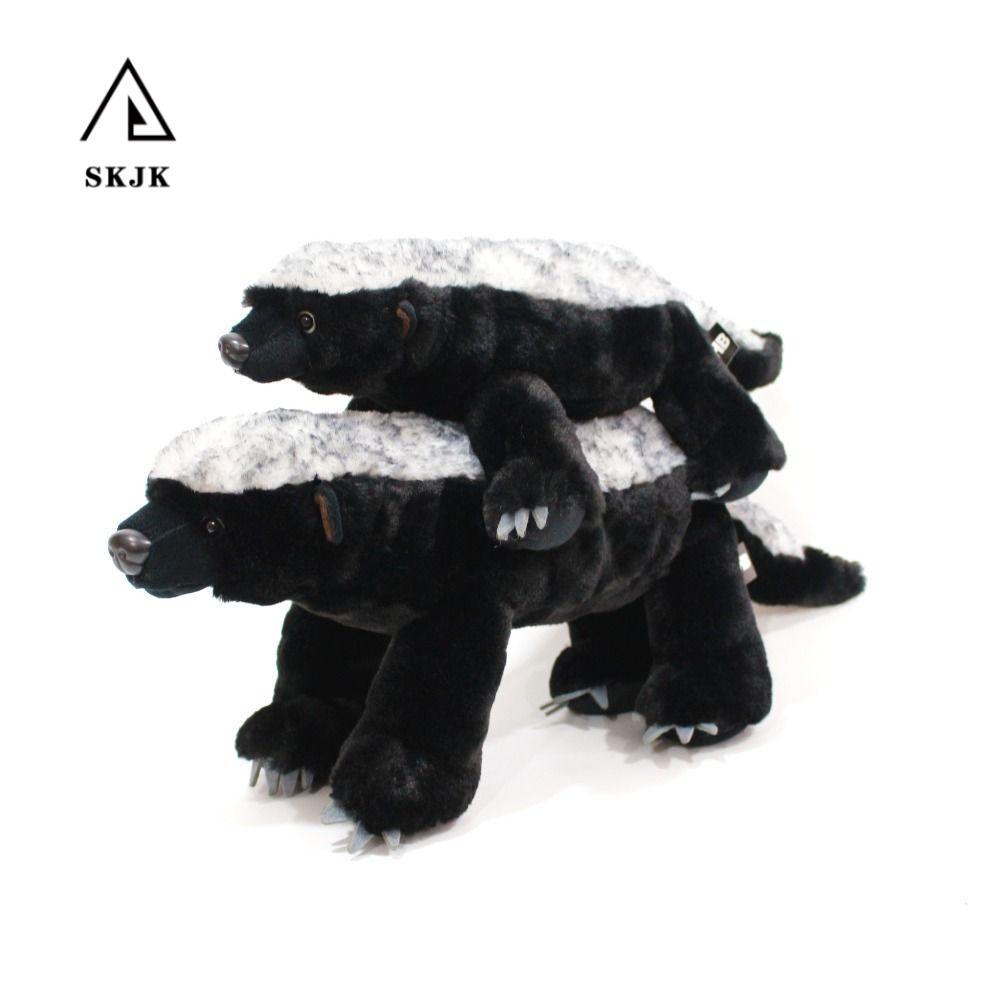 SKJK Badger Đồ Chơi Mật Ong, Búp Bê Nhồi Bông Trang Trí Phòng Badger Mongoose Sang Trọng, Gối Sang T