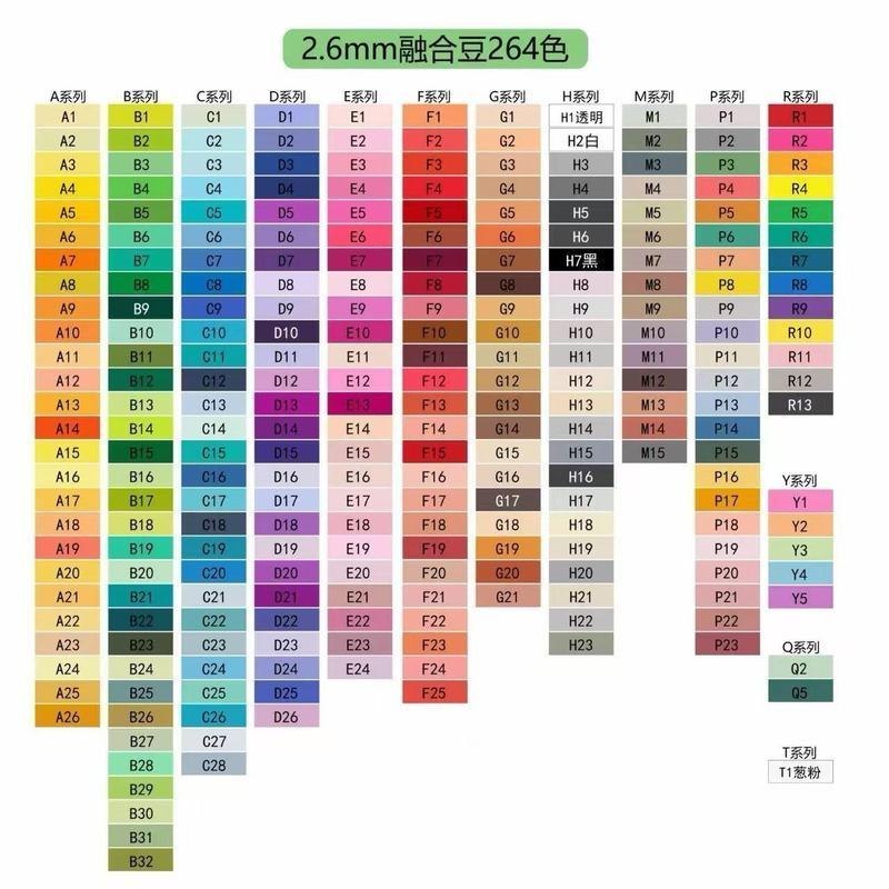 264 Colors MARD Fuse Beads DIY Kit Refill Bag - Melty Beads for Craft 5PggVt7ZZq0524