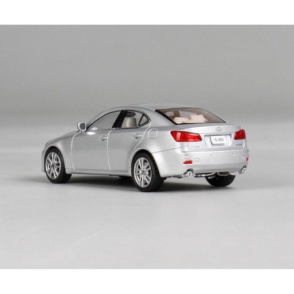 Mytopstore JKM 1: 64 Bạc IS350 Sedan Mẫu Thể Thao Diecast Màn Hình Kim Loại Xe Mới