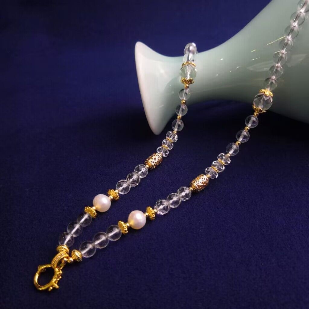 Dây chuyền hạt pha lê trắng tự nhiên 108 hạt necklac 天 ❈ ♧ 🇾 ❈ ❈ 108 ❈ ❈ ❈ ❈ ❈ ❈ ❈ ❈ ❈ ❈ ❈ ❈ ❈ ❈ ♧ ❈
