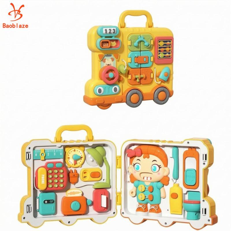 SiaBiced Van Busy Tay cầm di động RV Busy Board đa chức năng cho trẻ em
