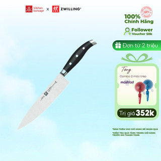 Dao cao cấp Zwilling Damascus Chef Twin Cermax MD66 20cm lưỡi dao 3 lớp sản xuất tại Nhật