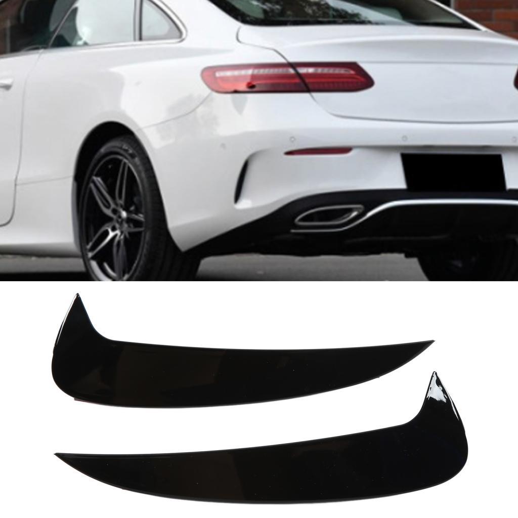 Ssrroo Tbest Cản Sau Lỗ Thông Khí Bao Viền Đen Bóng Nhựa ABS Bảo Vệ Cánh Gió Cho EClass Coupe C238 W