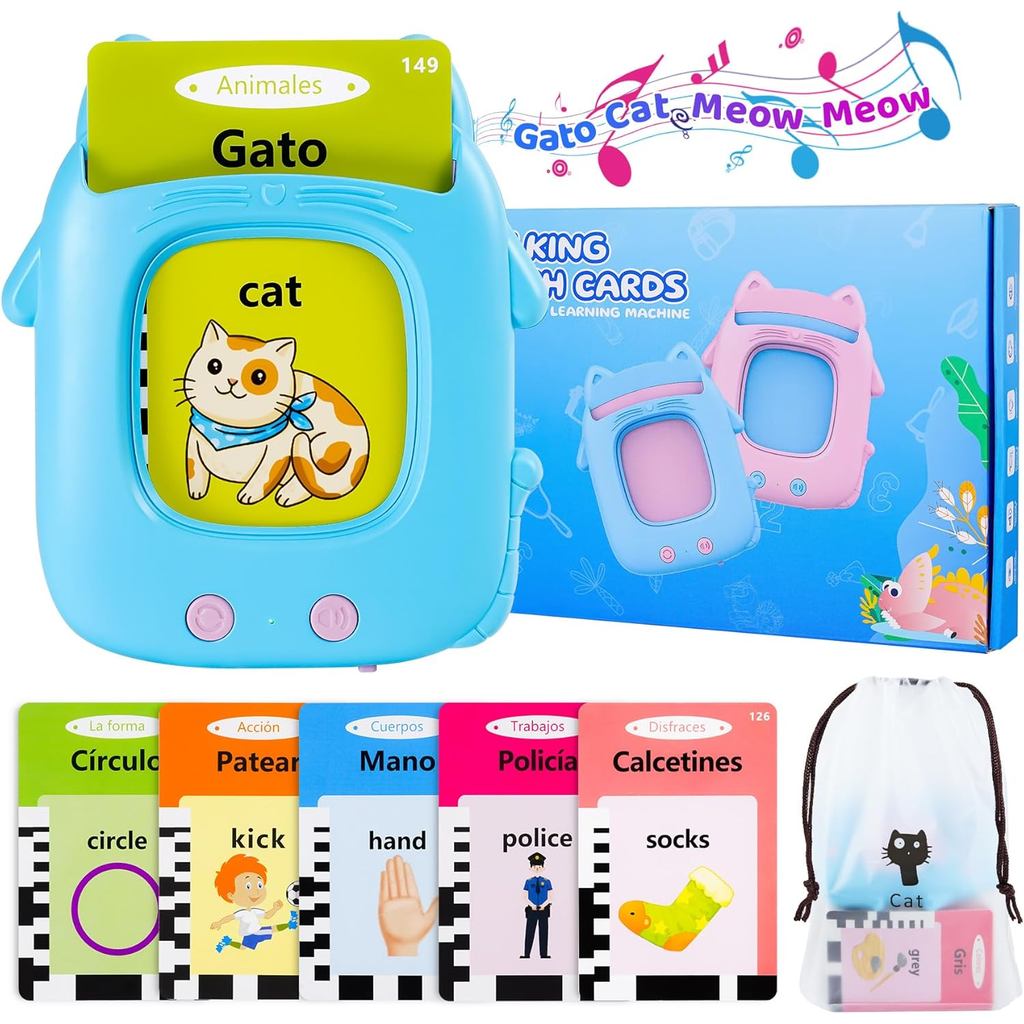 Đồ chơi tập đi Thẻ Flash nói chuyện cho 1 2 3 4 5 6 tuổi Quà tặng sinh nhật bé trai bé gái, Đồ chơi 