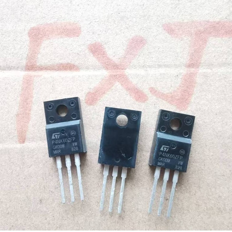 ((10 Cái) P4NK60ZFP Ống hiệu ứng trường STP4NK60ZFP hoàn toàn mới TO-220F 4A 600V 4NK60