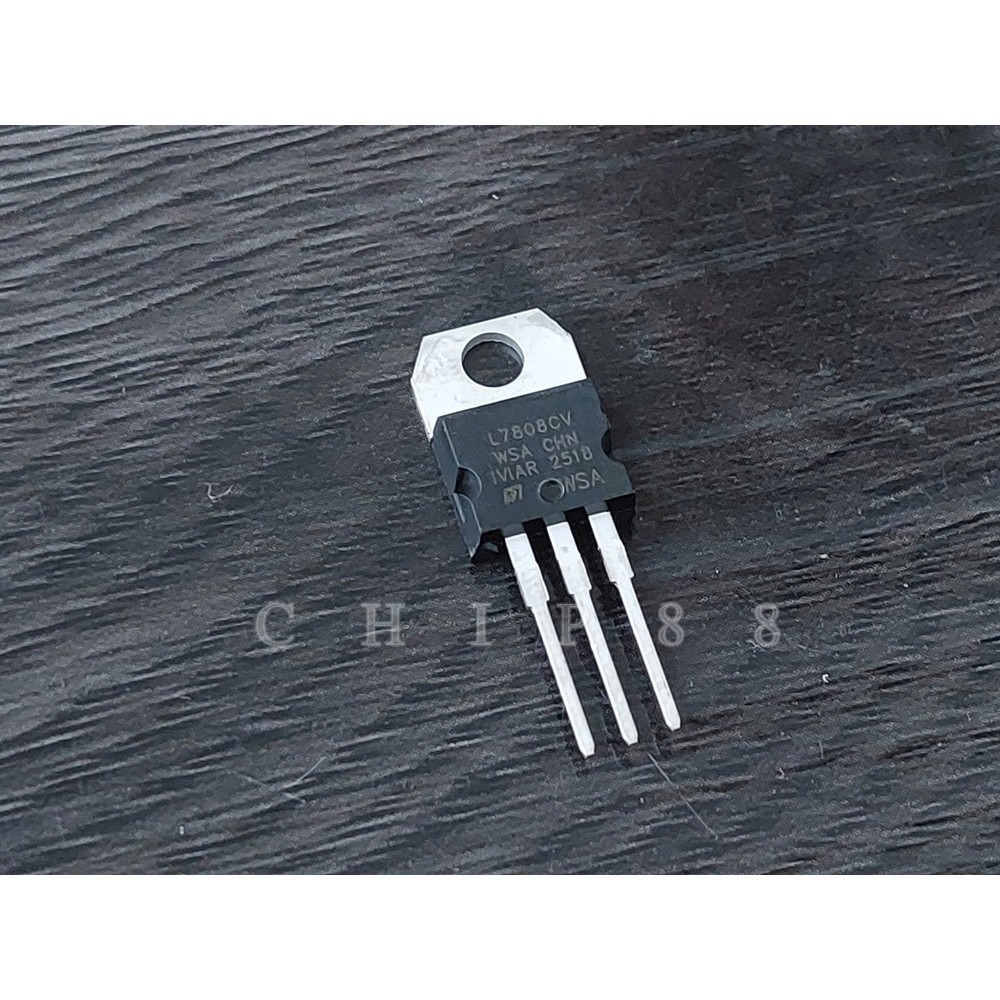 Sản phẩm IC L7808CV ổn áp  7808CV 7808 mới , chính hãng 100%.