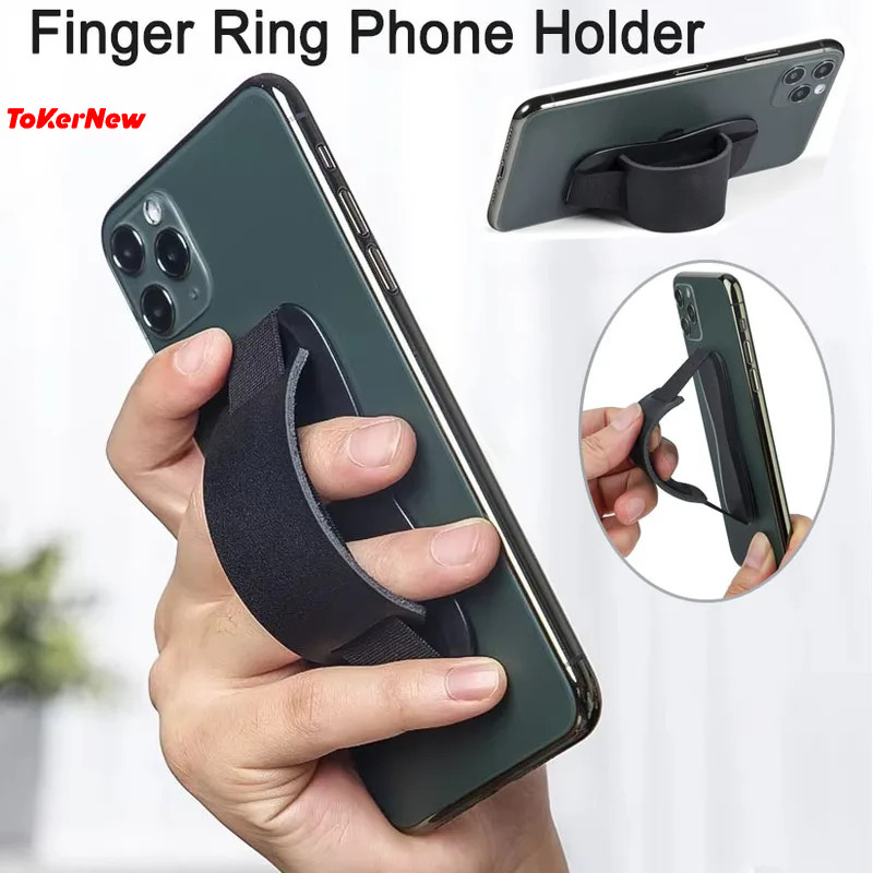 ToKerNew Finger Ring Phone Holder Phone Grip Holder for Hand Universal Finger Strap SmartPhone Holde