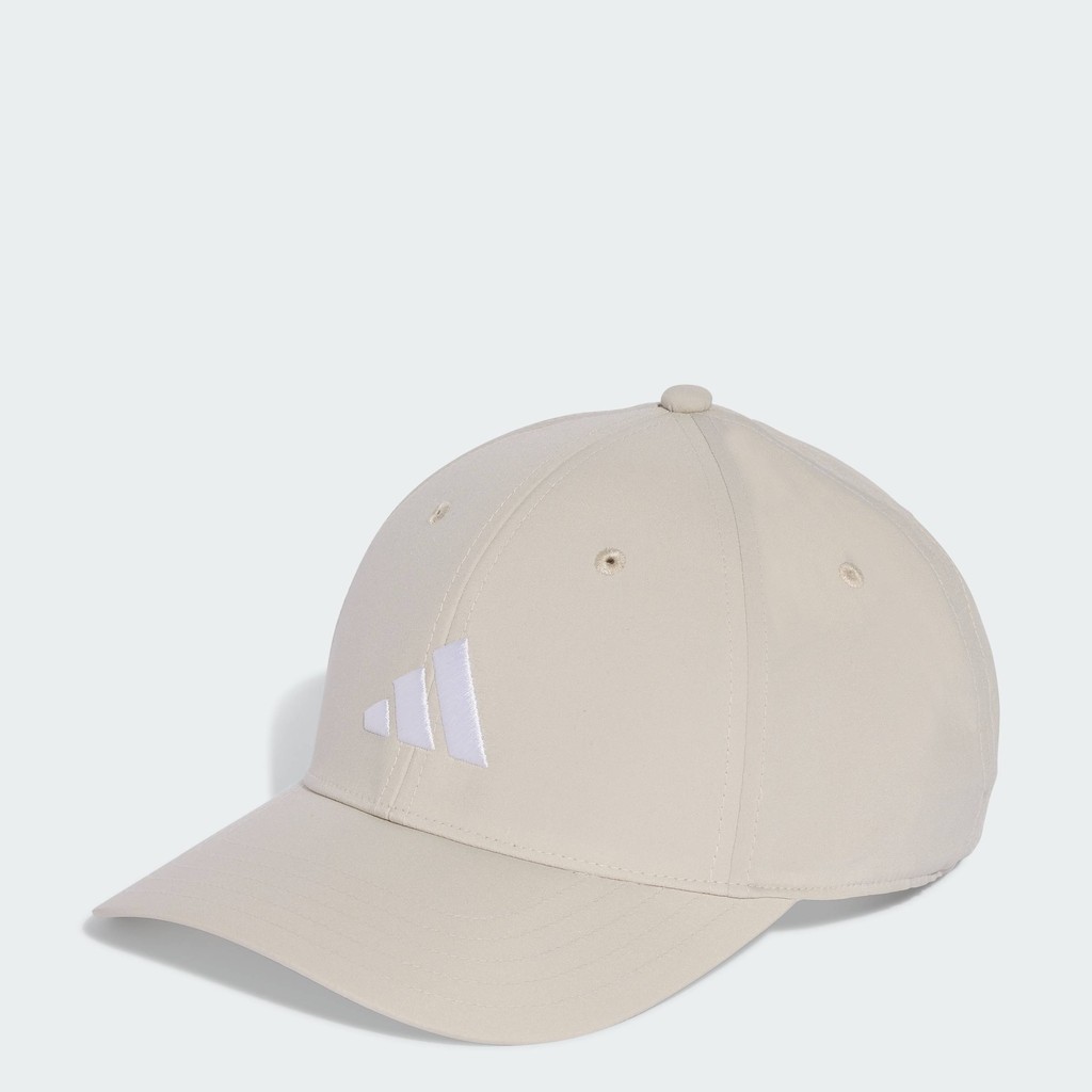 adidas Lifestyle New Logo Embroidered Baseball Cap Unisex Beige JW6038