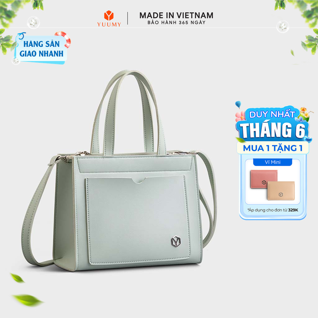 Túi Yuumy (Thời trang nữ tiện lợi size 20 - Túi đeo chéo da Seasand YN191) Bagsmart