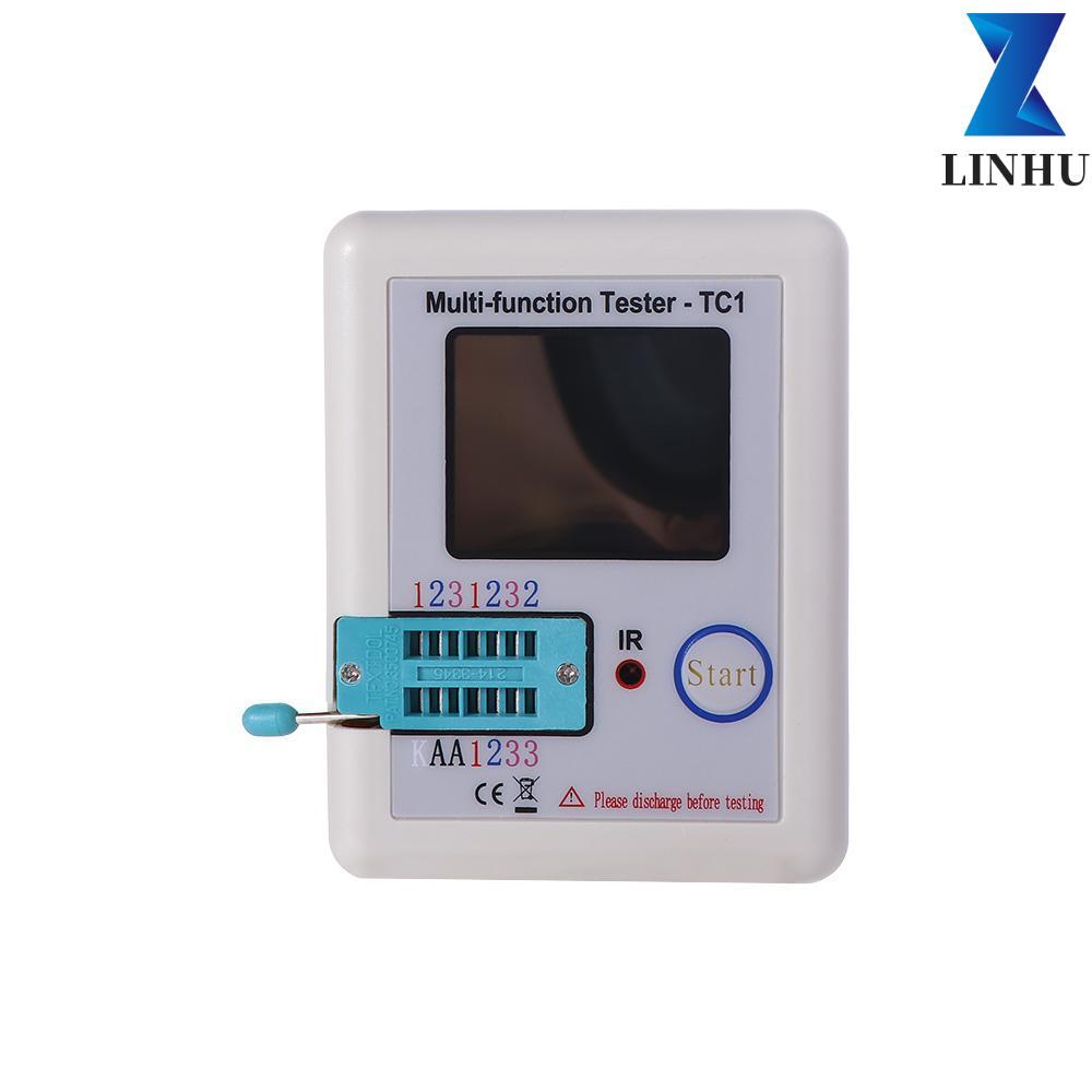 Máy kiểm tra độ mờ nhiều mét LINHU LCR-TC1 1.8 “TFT Đèn nền tự động Diode Triode Tụ điện