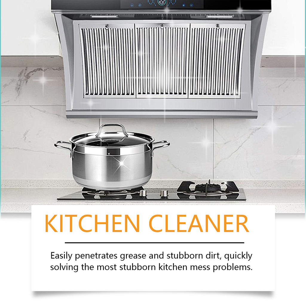 Jue-Fish Kitchen Foam Cleaner Hộ Gia Đình Nhà Bếp Phạm Vi Hood Dầu Nặng Bọt Cleaner Oily Cleaner