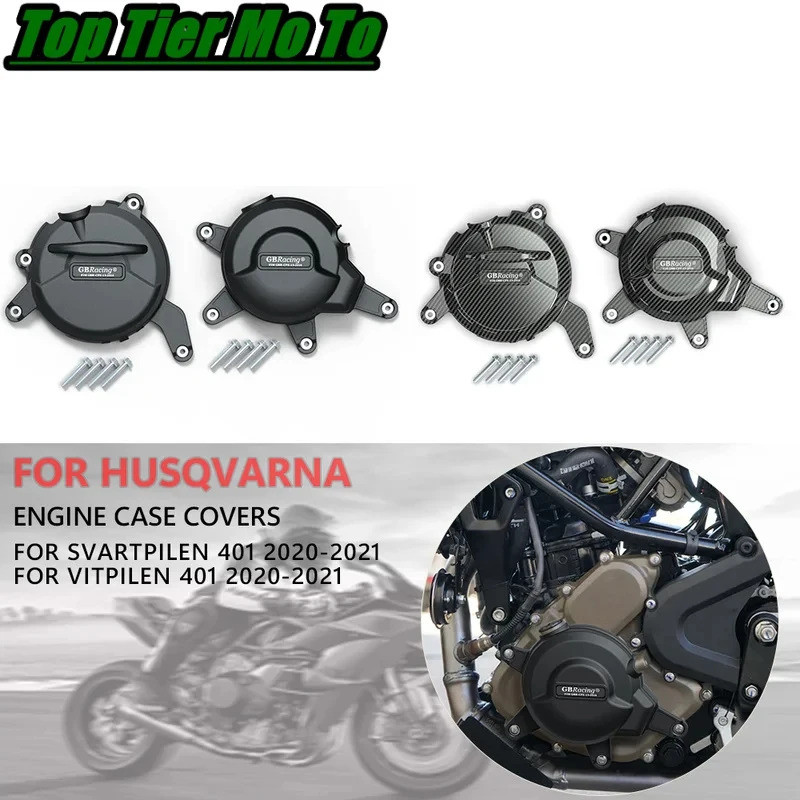 Mới Phù Hợp Cho Husqvarna SVARTPILEN / VITPILEN 401 2020-2021 vitpilen 401 Vỏ Bảo Vệ Động Cơ Sửa Đổi