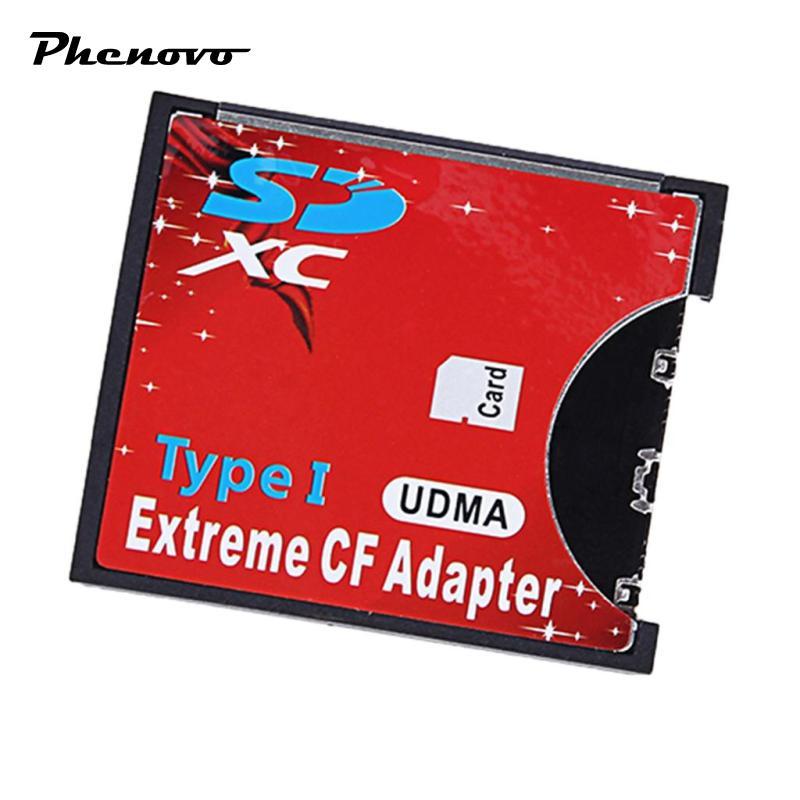 SiaBiced SD CF Card Adapter SD MMC CF Loại Flash Bộ Nhớ Thẻ CF Adapter Cao Cho Máy Ảnh SLR