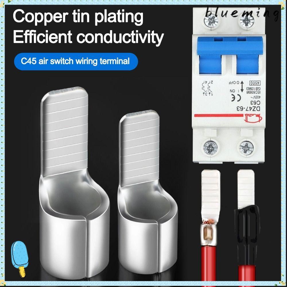 Pin tiếp xúc BLUEMING C45, Thiết bị đầu cuối C45 mạ thiếc bằng đồng, Đầu cáp ép lạnh mũi Lug Điện