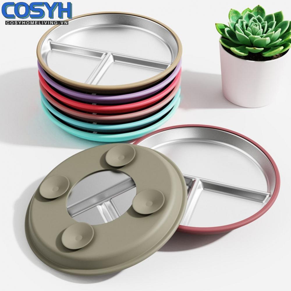 <cosyh>Kids Divided Plates Dishwasher Safe Plate Environmentally Friendly Plate