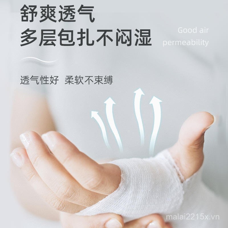 Cuộn Băng Cát Vô Trùng Khối Gạc Băng Áp Cố Định Cán Vải Bọc Y Tế Thấm Hút Không Dệt KZ84