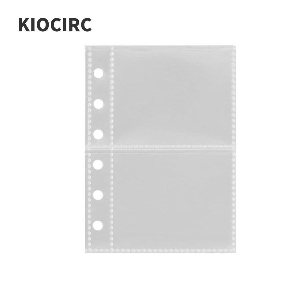 KIOCIRC Photocard Binder Sheets, PP Acid Trong Suốt Nhiều Túi Tay, A7 Kpop Photocard Binder
