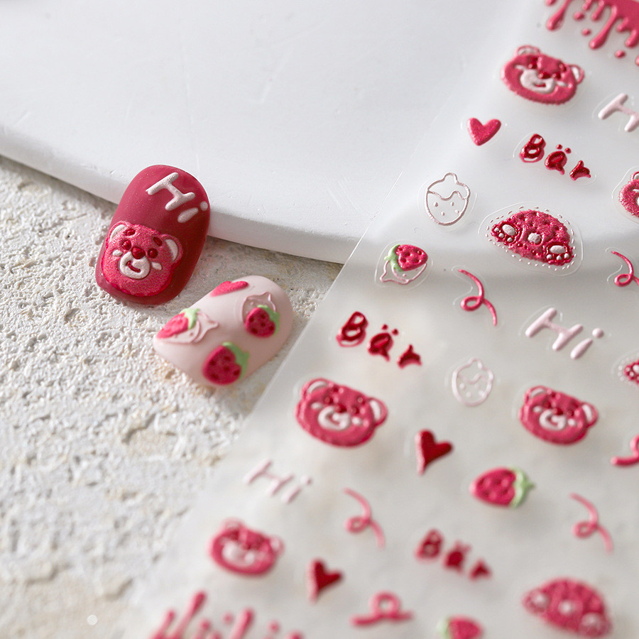 [Teacher Meow] New Craft Iron Art Home Ba Chiều Mỏng Chống Mài Mòn Nổi Hoạt Hình Miếng Dán Mỏng Tron