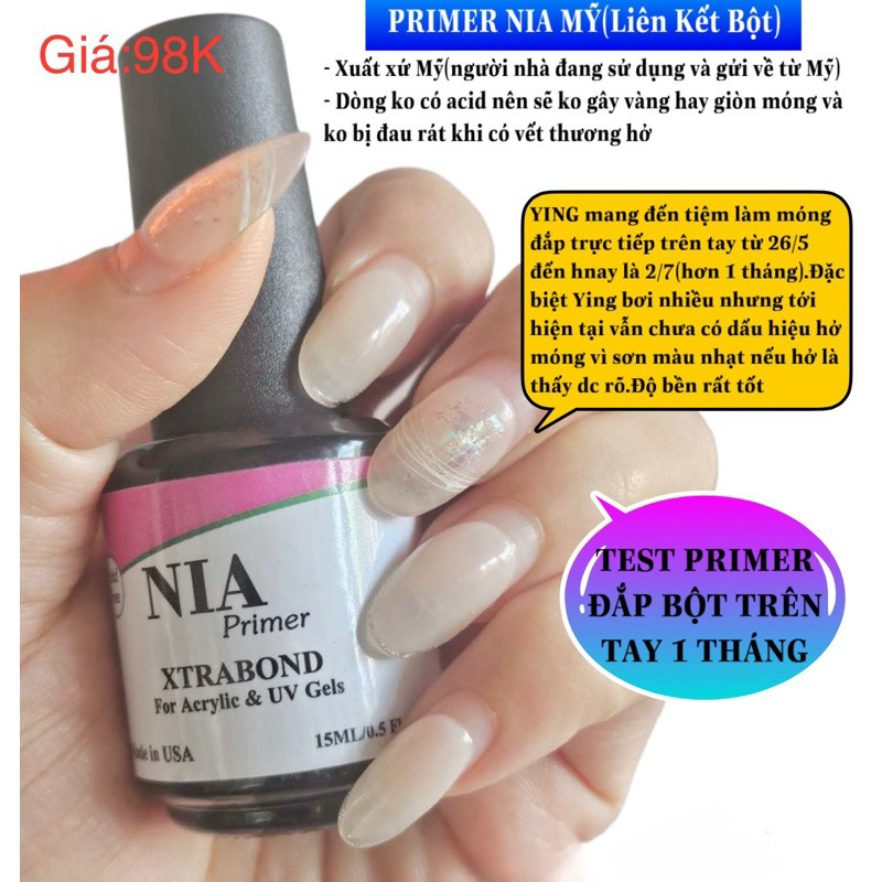 Primer-Liên Kết Bột NIA (hãng Mỹ đã test) nail Ying 2