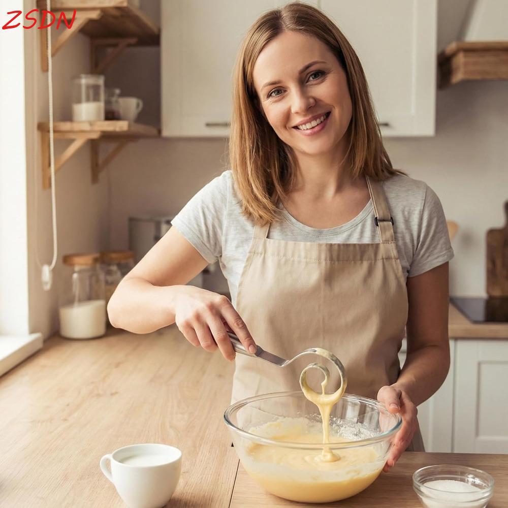 Máy trộn bột ZSDN, que trộn xoắn ốc Đan Mạch liền mạch, thép không gỉ an toàn máy rửa chén, tay cầm 