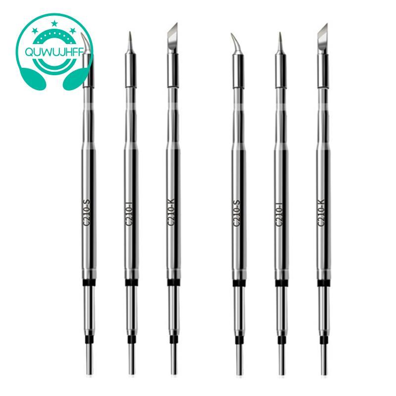 6 Đầu hàn C210, Đầu hàn thay thế cho T1 Max, C210-K / I / Is, Đầu hàn để hàn sắt