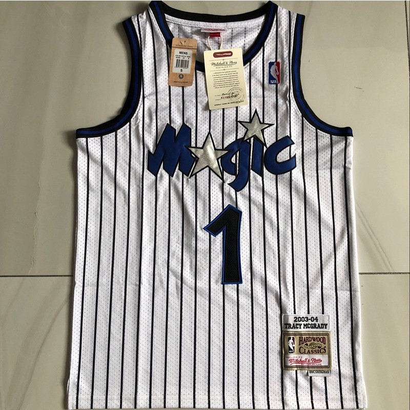 Áo sơ mi trắng cổ điển Orlando Magic Tracy McGrady Hardwood