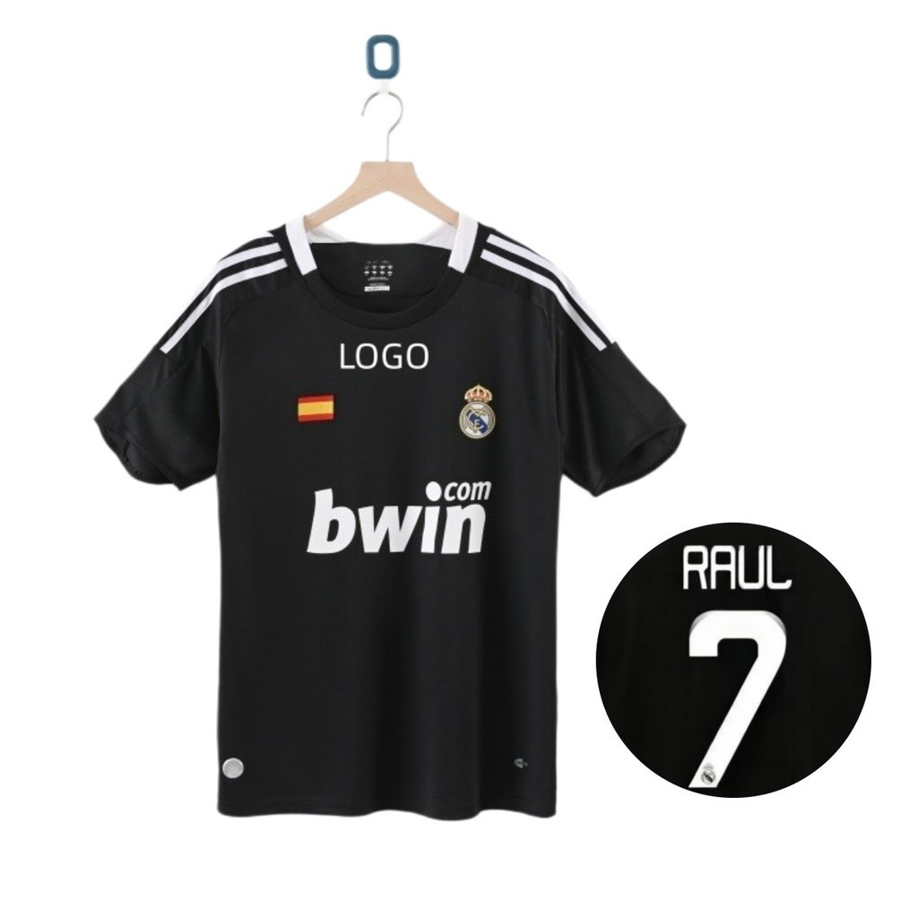 2008 / 09 Real Madrid Retro Edition Áo sơ mi bóng đá nam tay ngắn sân khách #7 RONALDO