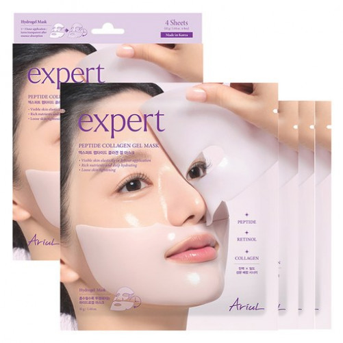 Ariul Expert Peptide Collagen Retinol Gel Mask, Pack of 4, 1 pack